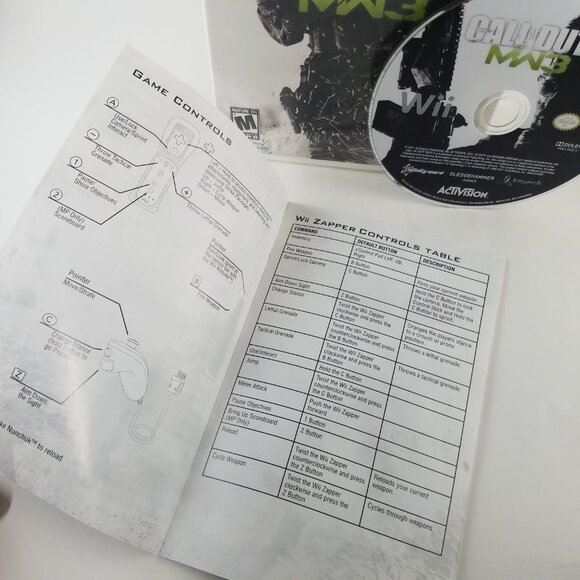 Call of Duty Modern Warfare 3 (Nintendo Wii, 2011) Complete + Manual Tested - Picture 4 of 7